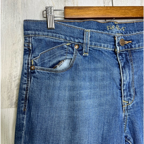 Old Navy The Flirt Women's Low Rise Denim Jeans Blue Size 12 - Picture 5 of 16